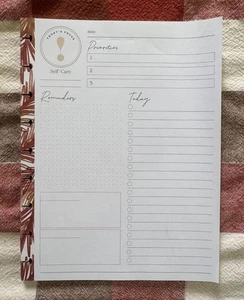 Unbenutzte MAMBI Happy Planner klassische Größe Tagesplanungsblätter Trockenblumen  - Bild 1 von 3