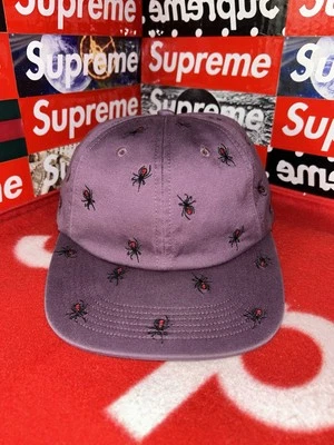 Supreme Embroidered Spiders 6 Panel Adjustable Cap FW16 - Image 1 of 4