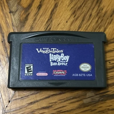 VEGGIE TALES: LARRY BOY AND THE BAD APPLE NINTENDO GAMEBOY ADVANCE GBA Tested - Image 1 of 2