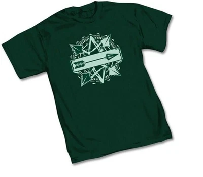 DC GREEN ARROW STARLING CITY SÍMBOLO LOGO - Camiseta Verde Licencia Adulto - S-2XL Foto 1 de 2