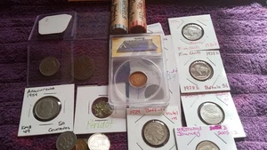 Old U.S & World Coins (+100pcs) - Picture 1 of 10