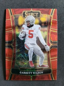 2023 Panini Select Draft Picks, Garrett Wilson, Red Lazer, Buckeyes, # 63 - Bild 1 von 2