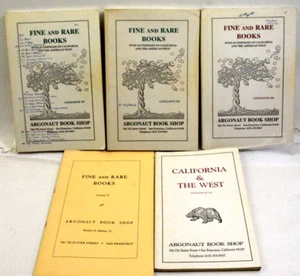 Lot of 5 Antique Rare and Unusual Books Book Sellers Argonaut Book SF Cal. 1975 - Picture 1 of 8