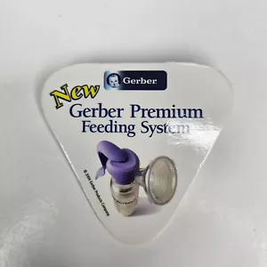 Gerber Premium Feeding System Vintage Cardboard Pinback Pin Button Advertising - Picture 1 of 4