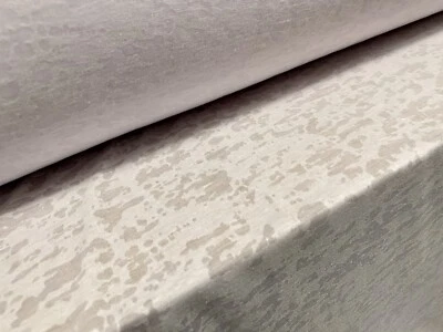 THE FABRIC MERCHANT Viscose Blend Burnout Single Jersey Fabric, Per Metre - White