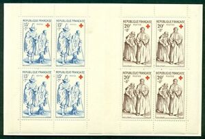 FRANCE #B318a Complete Booklet pane with gutter in between, og, NH, VF Scott $45
