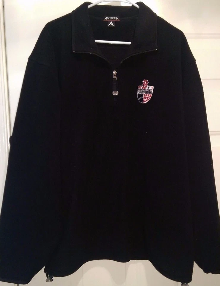 Antigua Mens Women Shirt Size XL Boston Red Sox 07 World Series Champions Fleece - Image 1 of 4