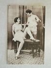 L541 French Women Nude Lesbians Postcard Sized Card Gay Scene Roleplay