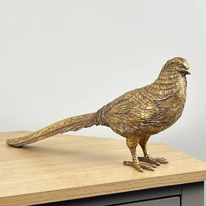 Ornament for Living Room Large Pheasant Figurine Statue Vintage Bird Sculpture - Picture 1 of 7