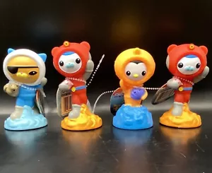 Lot of 4 Fisher Price Octonauts Bath Toys Water Squirters Peso Barnacles Kwazii - Picture 1 of 2