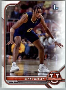 BLAKE WESLEY 2021-22 Bowman University #64 - Picture 1 of 2