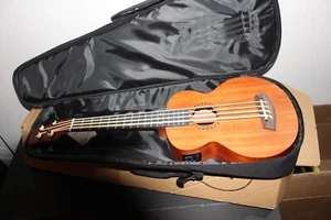 UEM48 Laminated Mahogany 30" Acoustic & Electric Ukulele Bass - Picture 1 of 9