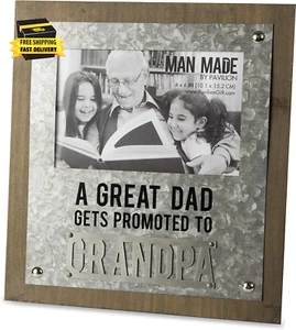 Grandpa Picture-Frame, Brown, Silver ⭐️⭐️⭐️⭐️⭐️ - Picture 1 of 5