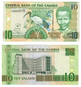 2013 (2006) Gambia  Banknote P26c 10 Dalasis UNC - Picture 1 of 1
