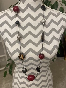 Costume Jewllrey Necklace Long - Picture 1 of 8