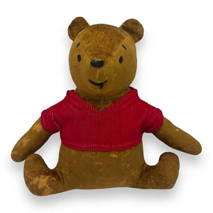 Rare Vintage 14” Stuffed Winnie The Pooh Teddy Bear 1950’s Hard To Find - Picture 1 of 17