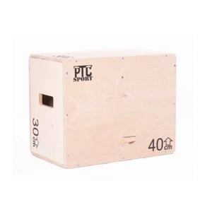 Plyobox Jump Box Holz Crossfit Fitness Training Sprungkasten 3 Höhen 50x40x30cm - Bild 1 von 3