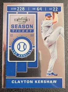 2020 Panini Chronicles Contenders Optic Baseball Clayton Kershaw #25 Los Angeles - Picture 1 of 2