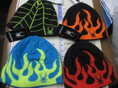 NUEVO NUEVO CON ETIQUETAS Pyder Niños Tejido Polar Forrado Gorro Sombrero con Araña Elige Talla y Color Foto 1 de 4