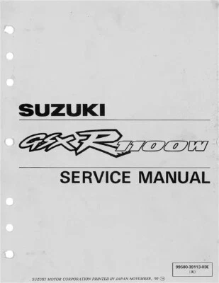 Manual Suzuki GSXR 1100 93 - 98 Foto 1 de 4