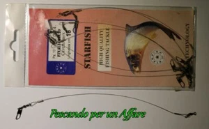STARFISH art. 0614 FINALI LUCCIO cavetto inox cm.15 con girella+moschettone - Imagen 1 de 1