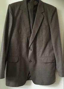 VINTAGE PHILIP DANIEL BROWN PIN STRIPED SUIT CHEST: 42”WAIST:36”waist - Picture 1 of 8