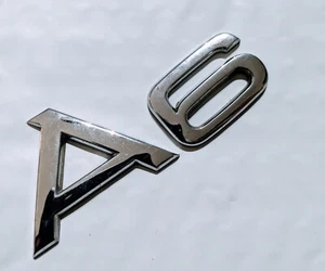 2013-18 Audi A6 Chrome  Rear Letter Tail Badge Trunk Emblem BB33 - Bild 1 von 2
