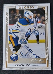 2023-24 Upper Deck Devon Levi OPC Glossy Gold Rookie Card #R6. Buffalo Sabres 