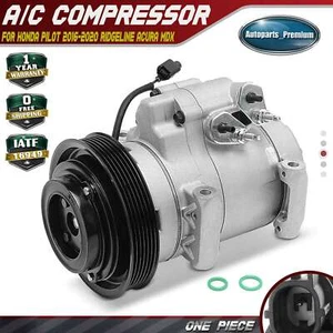A/C AC Compressor w/ 6-Groove Pulley for Honda Pilot Ridgeline Acura MDXV6 3.5L - Picture 1 of 10