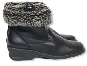 Toe Warmers Sherri Boots T05935 leather Warmtex waterproof sock lining size 8.5 - Picture 1 of 16
