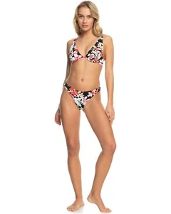 Roxy Women's Standard Beach Classics Underwire Bra Top, Anthracite New Life - Picture 1 of 5