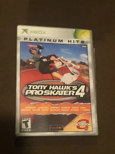 Videogioco Originale Microsoft Xbox Tony Hawk's Pro Skater 4 Platinum Hits T - Foto 1 di 3