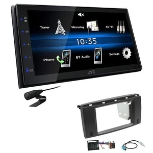 JVC 2 DIN Autoradio Bluetooth für Mercedes Benz R-Klasse 2006-2012 schwarz - Bild 1 von 5