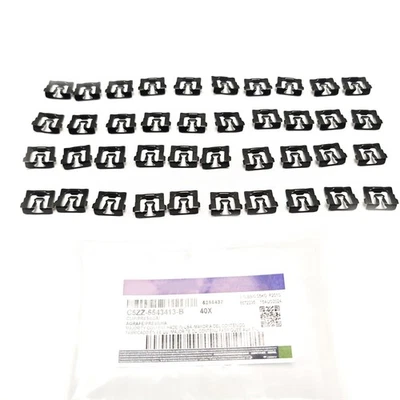 For Ford F100 F150 F250 F350 Windshield Trim Molding Clips- 40 clips- #026 New Foto 1 de 4