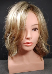 ENVY WIG  Mono  Part & Lace Front Blonde Soft Waves Wavy - Picture 1 of 8