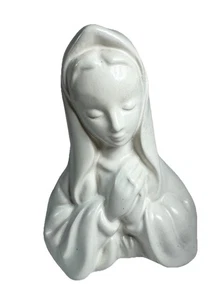 Rumpf Keramik Maria Madonna Übertopf Vase Gottesmutter Christentum Vintage 6,5 Zoll - Bild 1 von 13