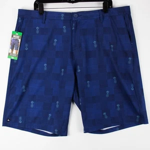 Tropical Pineapple Shorts - Mikros Neu mit Etikett Stretch Freizeit Golf schnelltrocknend | Herren 40 - Bild 1 von 12