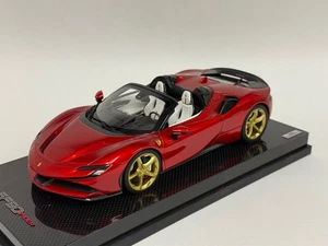 1/18 MR Collection Ferrari SF90 Spider Rosso Effesto spider 5 pcs FE032AT BO152 - Picture 1 of 8