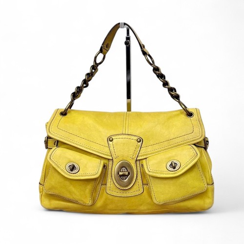 Borsa Coach 11128 Legacy Leigh in pelle gialla 65° anniversario tracolla dal Giappone