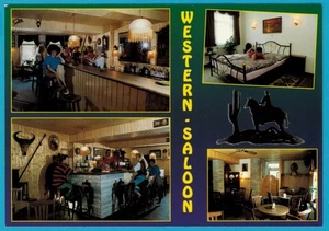 Postkarte Western Saloon Zwickau, 90er Jahre, ungelaufen - Bild 1 von 2