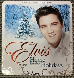 Home for the Holidays Collector's Edition Tin Box by Elvis Presley (CD, 2007) - Foto 1 di 6