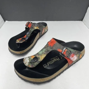 Birkenstock Papillio Sandals Gizeh PAP Womens size EU 39 /US 8-8.5 Floral Beach - Picture 1 of 10