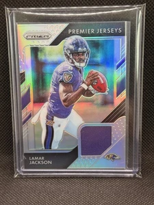 Lamar Jackson 2018 Panini Prizm #PP-12 Premier Jersey Silver Rookie Ravens - Bild 1 von 2
