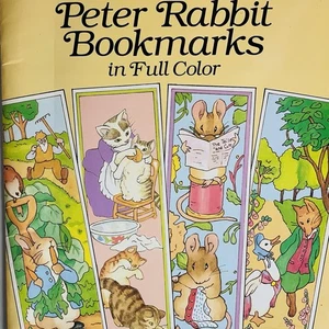 25 Peter Rabbit Childrens Bookmarks Vintage 80s Dover Book Anna Pomanska Art - Picture 1 of 5