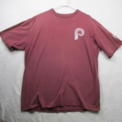 Рубашка мужская Philadelphia Phillies размер XL красная бейсбольная Главной лиги бейсбола Стив Карлтон 32 левша - Изображение 1 из 4