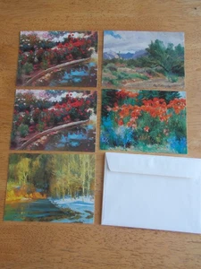 1996 Lot of 5 Kevin Macpherson Blanko Note Cards & Envelopes - Bild 1 von 5