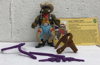 Teenage Mutant Ninja Turtles' Crazy Cowboy Don Wild West Playmates 100% Complete - Image 1 of 2