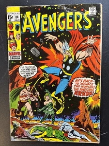 Avengers #84 Thor, Black Knight, Vision, Scarlet Witch vs. Arkon - Picture 1 of 8