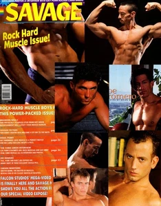 SAVAGE 17 PLAYGIRL HAIRY HUNKS JAKE REECE RIP STONE MARK MONTANA CAL DECKER FROM - Picture 1 of 1