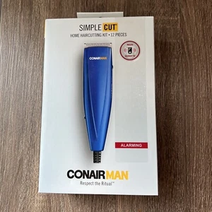 Conair Man Simple Cut 12 Piece Home Haircutting Kit Brand NEW in Box - Picture 1 of 10
